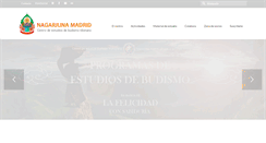 Desktop Screenshot of nagarjunamadrid.org